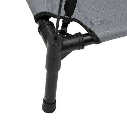 Кучешко легло със сенник, антрацит, Оксфорд плат и стомана