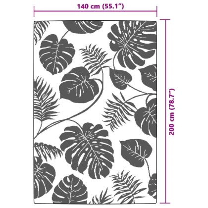 Килим за открито, ARAKIL зелено, 140x200 см, PP