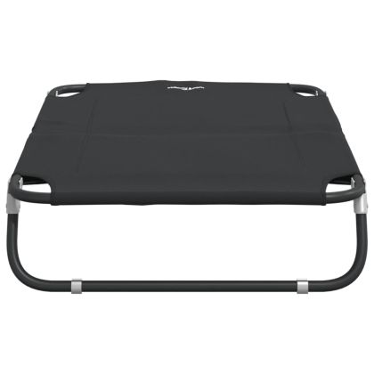 Кучешко легло, сгъваемо, антрацит, Оксфорд плат и стомана