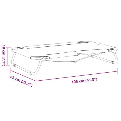 Кучешко легло, сгъваемо, антрацит, Оксфорд плат и стомана