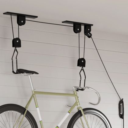Подемници за велосипеди с таванно монтиране 2 бр 20 кг