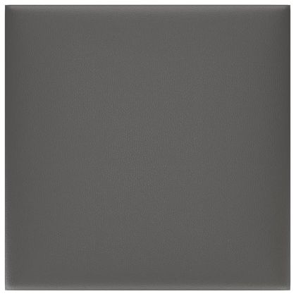 Стенни панели, 12 бр, сиви, 30x30 см, изкуствена кожа, 1,08 м²
