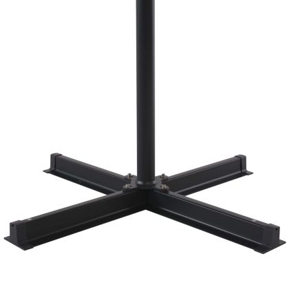 Градински чадър с алуминиев прът, 500 см, таупе