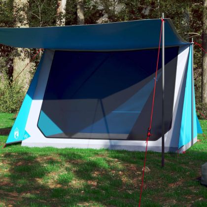 Къмпинг палатка за 2 души, синя, водоустойчива