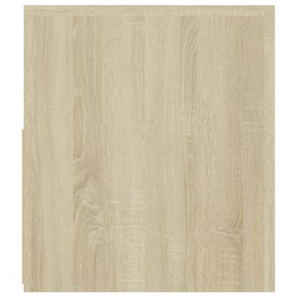 ТВ шкаф с LED осветление, дъб сонома, 120x35x40 см