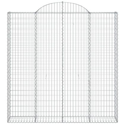 Дъговидна габионна кошница 200x30x200/220 см поцинковано желязо