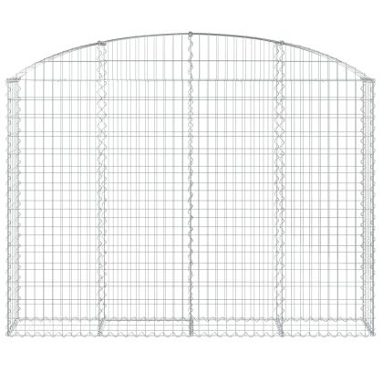 Дъговидна габионна кошница 200x30x140/160 см поцинковано желязо