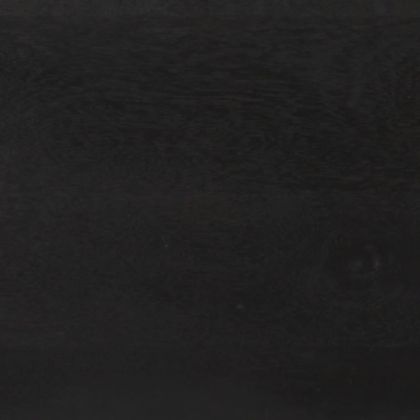 Сайдборд, черно и златисто, 110x30x75 см, мангово дърво масив