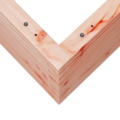 Градинска кашпа, 50x50x68,5 см, масивна дугласка дървесина