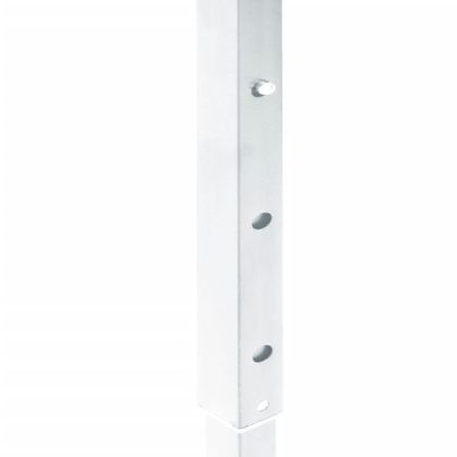 Сгъваема парти палатка със странични стени, бяла, 3x3 м