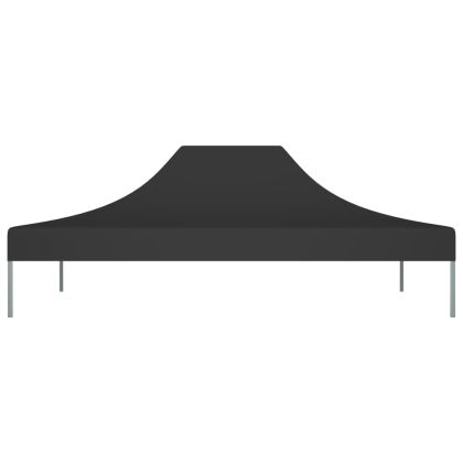 Покривало за парти шатра, 4,5x3 м, черно, 270 г/м²