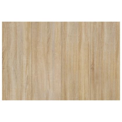 Табла за легло, дъб сонома, 120x1,5x80 см, инженерно дървесина