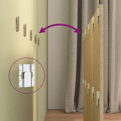 Табла за легло, дъб сонома, 120x1,5x80 см, инженерно дървесина