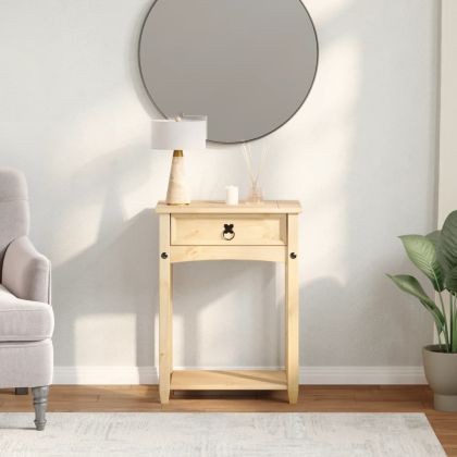 Конзолна маса "Corona" 55x35x73 см борово дърво масив