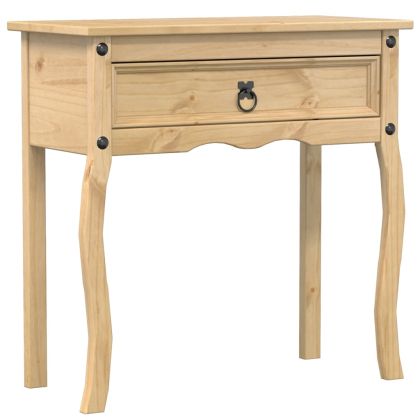 Конзолна маса "Corona" 73x35x73 см борово дърво масив