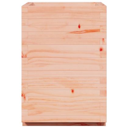 Градинска кашпа, 50x50x72,5 см, масивна дугласка дървесина