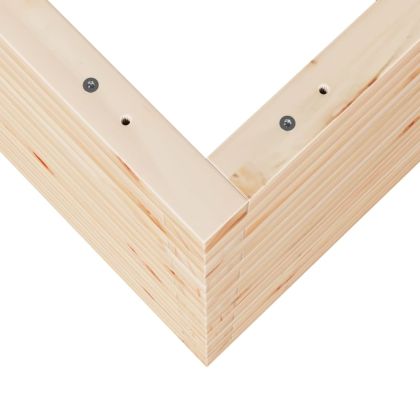 Градинска кашпа 50x50x68,5 см масивна борова дървесина