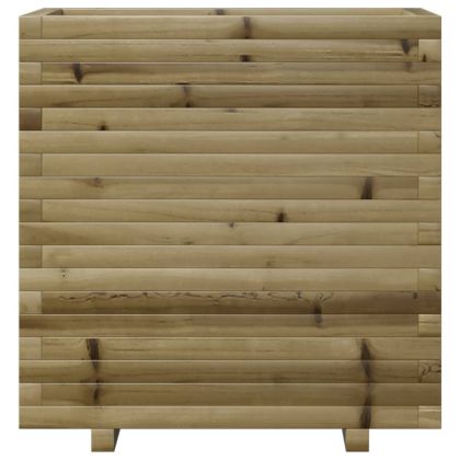 Градинска кашпа, 70x40x72 см, импрегнирано борово дърво