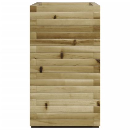 Градинска кашпа, 70x40x72 см, импрегнирано борово дърво