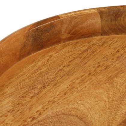 Кръгли масички за кафе, 3 бр, мангово дърво масив