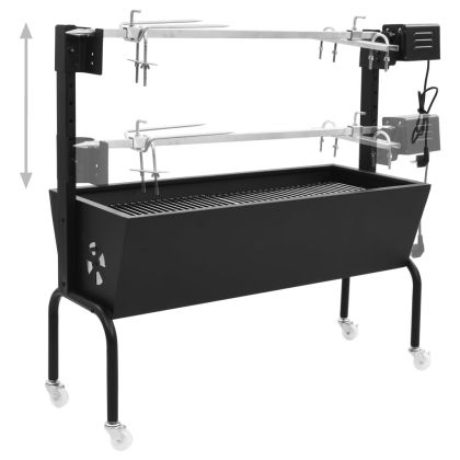 vЕлектрическо барбекю ротисерия, неръждаема стомана