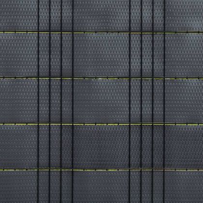 Балконски паравани, 10 бр, антрацит, 255x19 см, полиратан