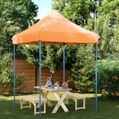 Сгъваема парти шатра, pop-up, оранжева, 200x200x306 см