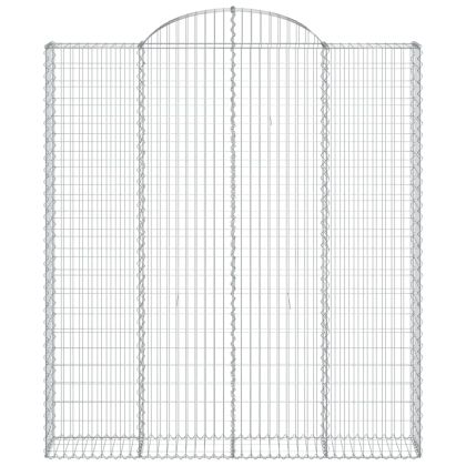 Габионни кошници арка 7 бр 200x30x220/240 см поцинковано желязо