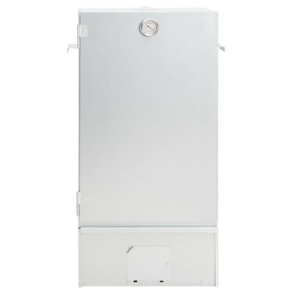 BBQ опушвач с дървесен чипс 44,5x29x83 см поцинкована стомана