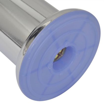 4 Кръгли крака за диван, хром, 60 мм