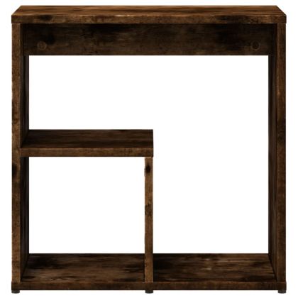 Странични маси, 2 бр, опушен дъб, 50x30x50 см, инеженерно дърво