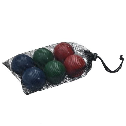 Комплект топки за боче от 8 части с чанта за носене бор масив