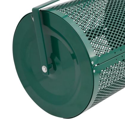 Разпръсквач за компост 75L зелен Ø40x60 см стомана