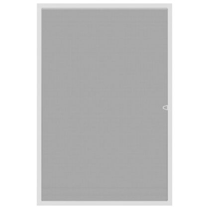 Мрежа против насекоми за прозорци, бяла, 80x120 см