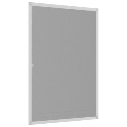 Мрежа против насекоми за прозорци, бяла, 80x120 см