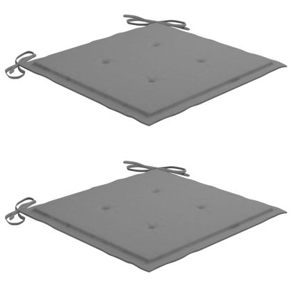 Сгъваем трапезен комплект с възглавници, 3 части, тик масив