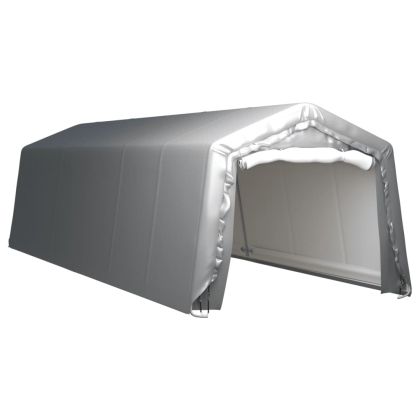 Палатка за съхранение, 300x900 см, стомана, сива