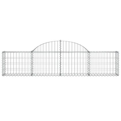 Габионни кошници арка 12 бр 200x30x40/60 см поцинковано желязо