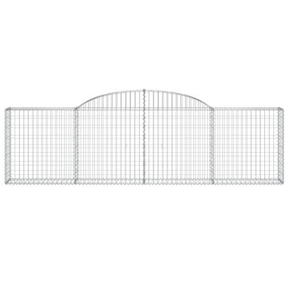 Габионни кошници арка 6 бр 300x30x80/100 см поцинковано желязо