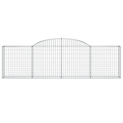 Габионни кошници арка 9 бр 300x30x80/100 см поцинковано желязо