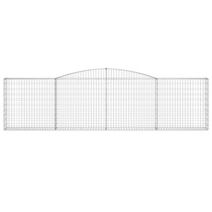 Габионни кошници арка 7 бр 400x30x100/120 см поцинковано желязо