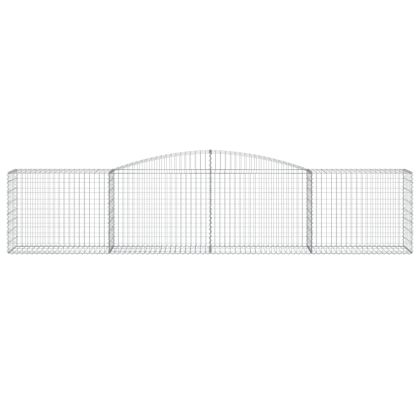 Габионни кошници арка 3 бр 400x50x80/100 см поцинковано желязо