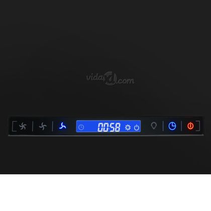Висящ аспиратор остров LCD сензор 37 см прахово покрита стомана