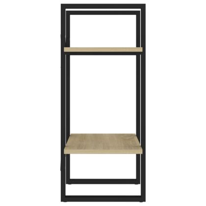 2-етажна библиотека, дъб сонома, 40x30x70 см, инженерно дърво