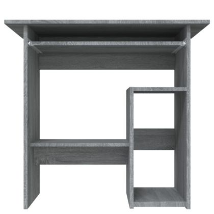 Бюро, сив сонома, 80x45x74 см, инженерно дърво