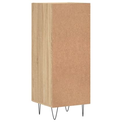 Сайдборд, дъб сонома, 34,5x34x90 см, инженерно дърво
