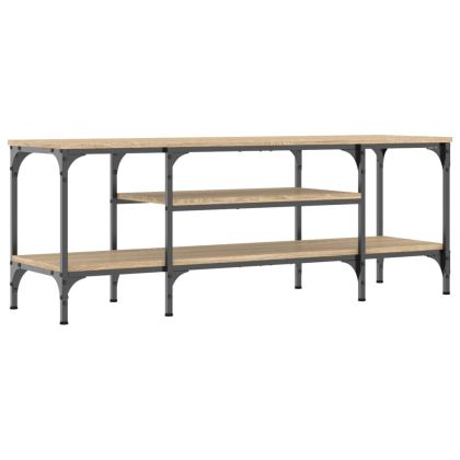 ТB шкаф, сонома дъб, 121x35x45 см, инженерно дърво и желязо