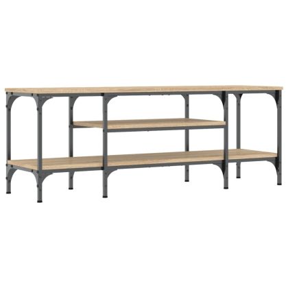 ТB шкаф, сонома дъб, 121x35x45 см, инженерно дърво и желязо