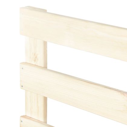 Палетна рамка за легло, бор масив, 160х200 см