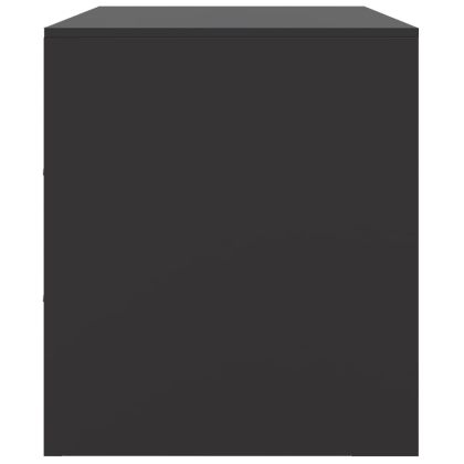 ТВ шкафове 2 бр антрацит 67x39x44 см стомана